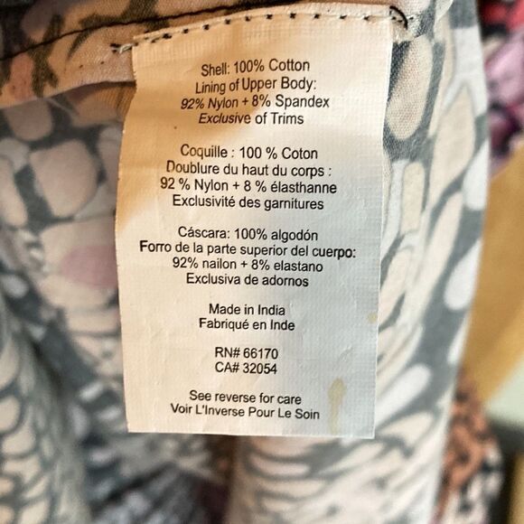 Anthropologie Dress geisha designs tiered cut out pleated maxi beaded print Med - Picture 7 of 13